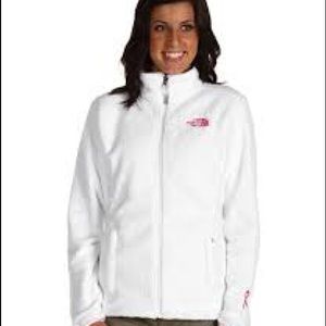 White North Face fleece